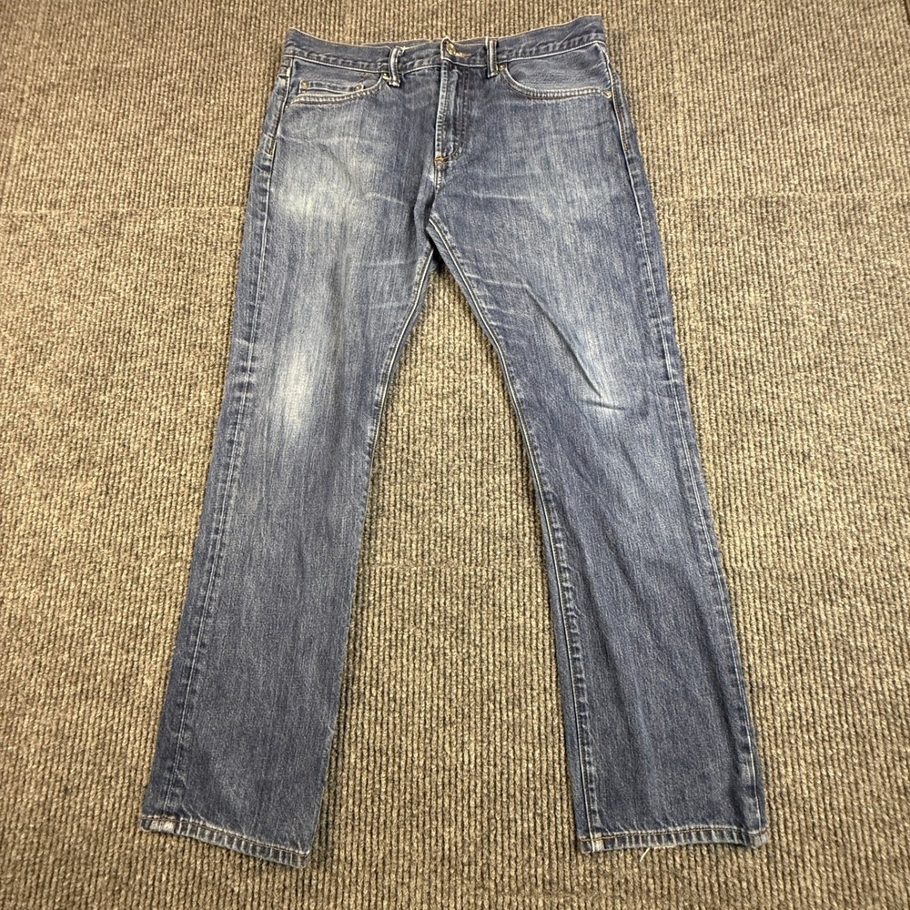 Gap 1969 Slim Fit Mens Blue Jeans Size 32x30 Medium Wash Denim 694926‎